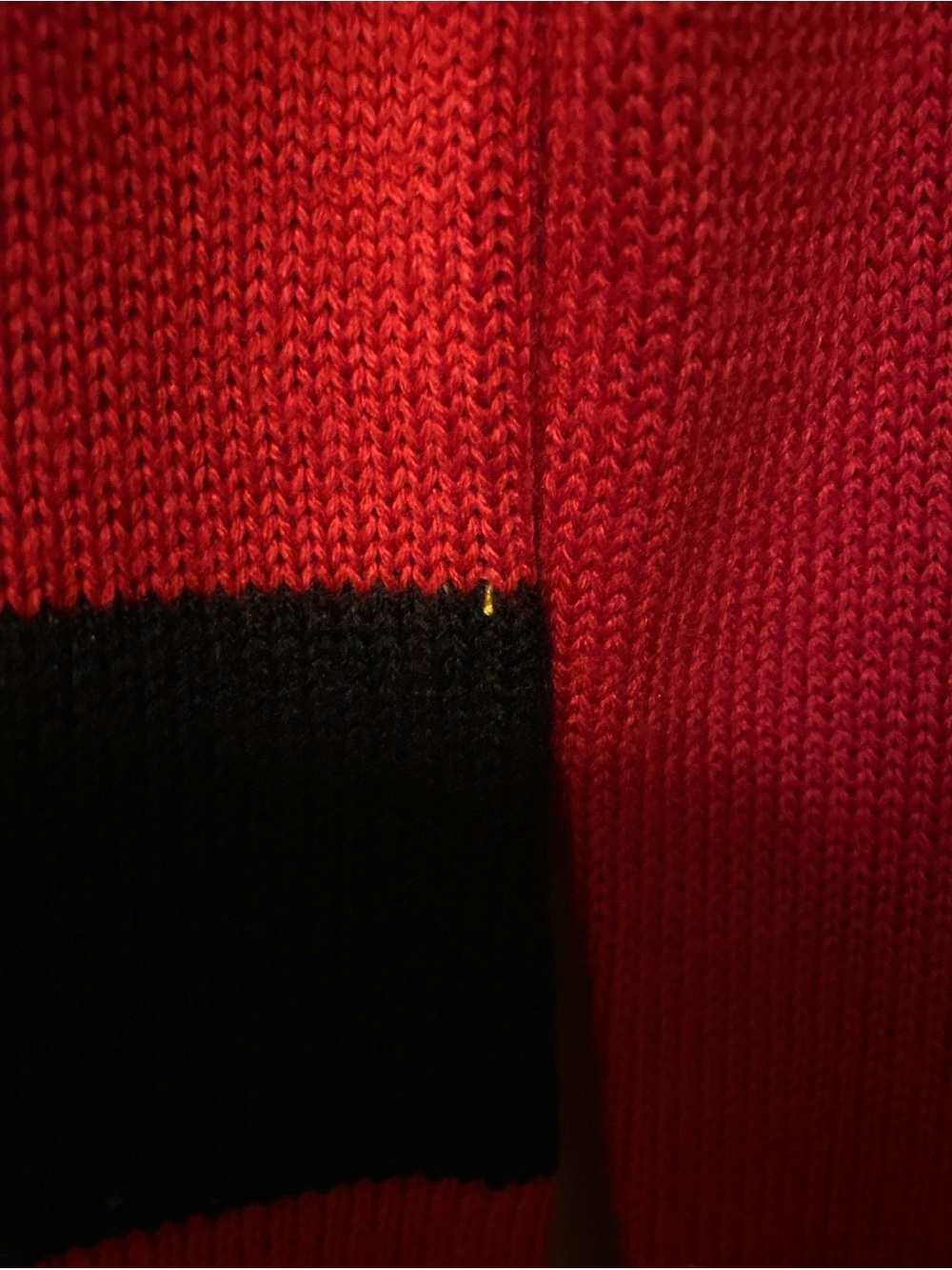 Tiara International Red V-Neck Holiday Sweater - Picture 5 of 7